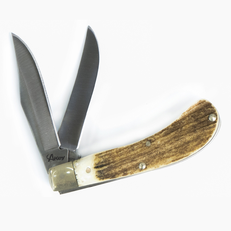 Antlers handle peanut classical knife