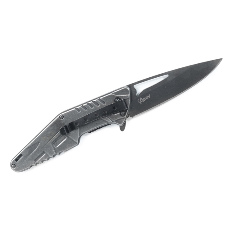 D2 blade thumb slot outdoor knife