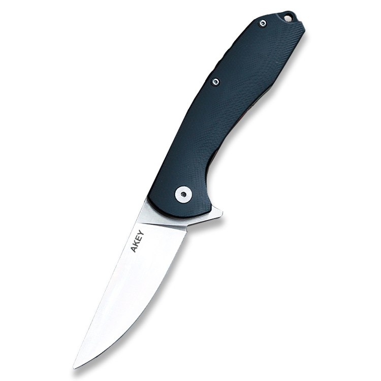G10 handle D2 Satin pocket folding knife