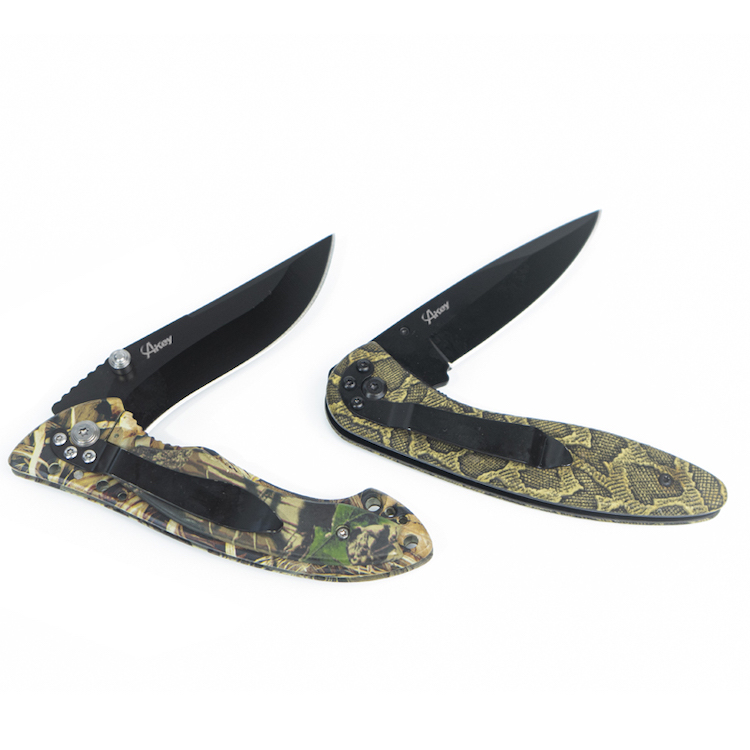 Mossy Oak handle survival pocket knife