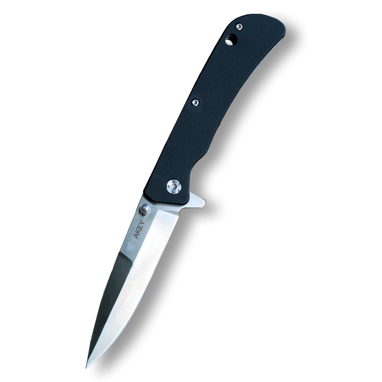 Satin G10 survival outdoor pocket knife
